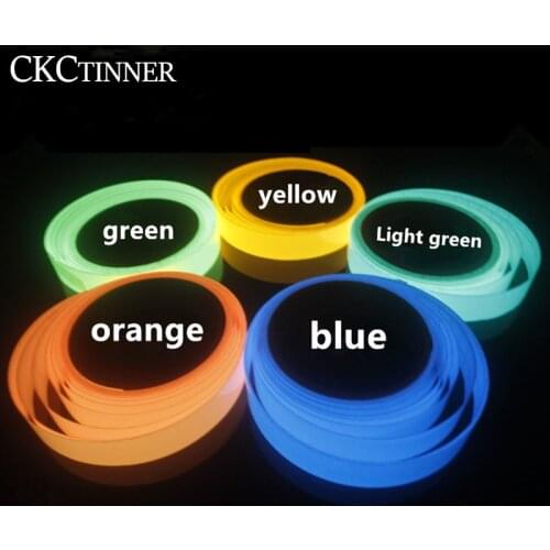 1cm 1.5cm 2cm 3cm 4cm 5cmGlittering self-adhesive tape Glittering flammable fluorescent tape Dark bright warning tape