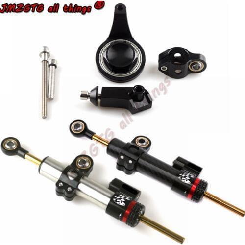 Motorcycle CNC Stabilizer Damper Complete Steering Mounting Bracket For YAMAHA R6 2006-2016 & R1 2006-2016