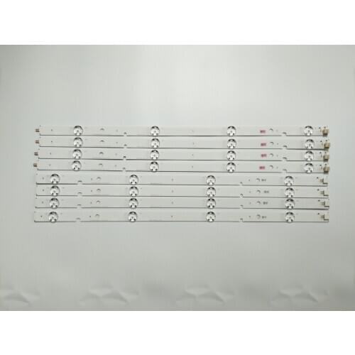 LED Backlight strip 4+4 lamps for Toshiba 47'' TV SVT470A53 REV05 L+R-Type 47L6353DB 47L6453DB LC480DUJ-SGE1 TL470FS46-L