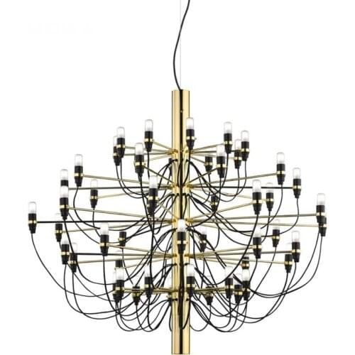 Nordic LED Chandeliers Lighting Modern Iron Ant Iron Gold Black Chrome Lamps Lustre Bedroom Living Room Dining Room Lights