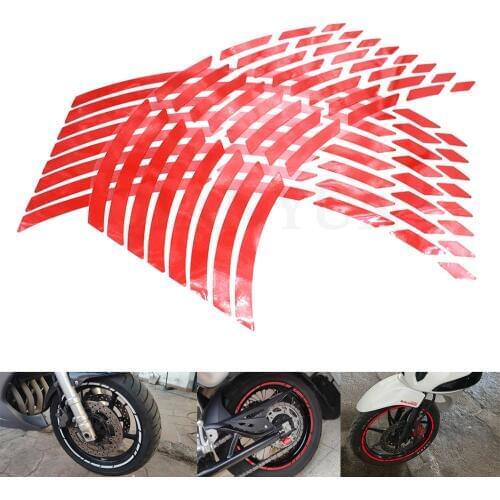 Universal motorcycle car tire tire sticker reflective rim tape For Honda GROM CBR250R CBR300R CBR500R CBR500F/X CBR650F CB650F