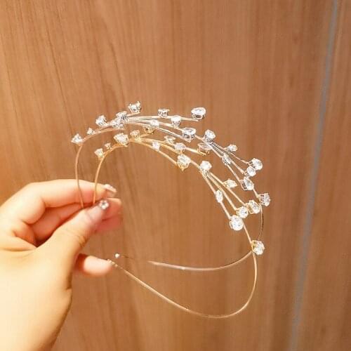 New Fashion Hot Sale Explosion Exquisite Luxury Zircon Hair Band Headband for Women Girl Hair Accessories Headwear