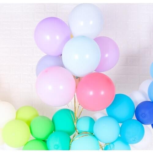 10 PCS 12 Inch 2.8 g Candy Color Thickened Wedding Room Party Decoration Balloon Birthday Holiday Event Celebration Decorative