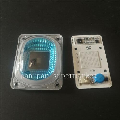 5W UV 220V LED COB UV 392-400nm Chip+Lens Reflector 50W 220V For LED Flood Light