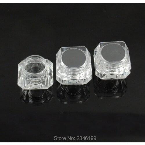 5G 5ML 50pcs/lot Clear Arcylic Cosmetic Cream Jar, High Grade Eye Powder Cream Container, Eye Makeup Tool, Facial Cream Box