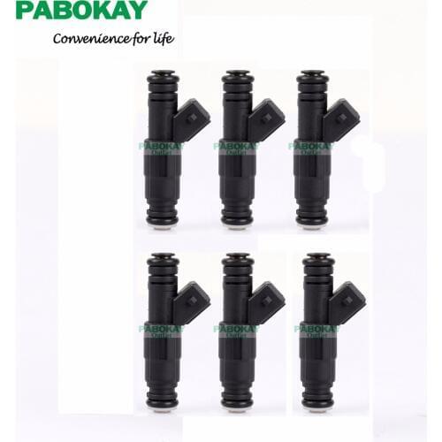 6 pieces x FOR UPGRADE OEM 4 hole Fuel Injectors for BMW (increase HP and MPG) NEW 0280155884