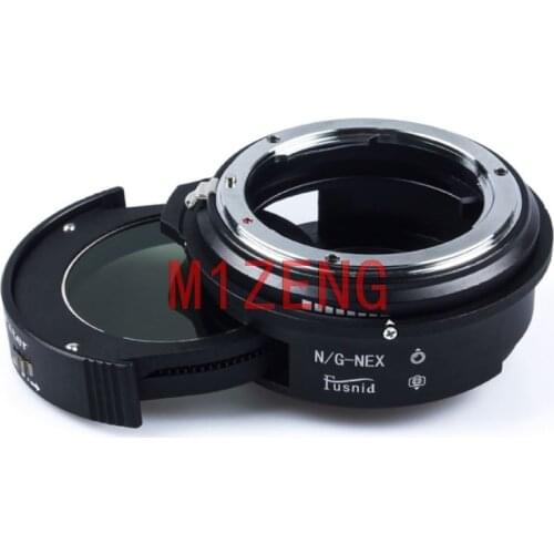 N/G-NEX adapter with Variable cpl for nikon G/F/AI/S/D lens to sony e mount nex5/6/7 A7 A7r a9 A7s a7r2 a7r3 a7r4 a6300 camera
