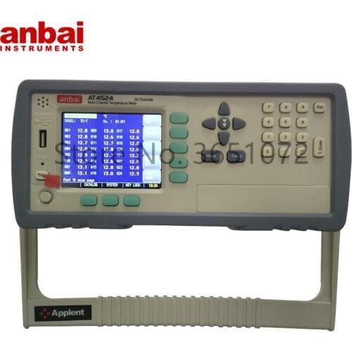 AT4524 Temperature Data Logger Display 24 Channels At The Same Time