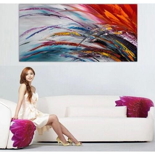 DONGMEI OILPAINTING hand painted oil painting Home Decor high quality art painting pictures Customized service DM1806184