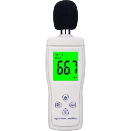 AS804 Digital Sound Level Meter 30-130db Decibel Meter Noise Monitoring Tester Smart Sensor Noise DB Detector Analyzer
