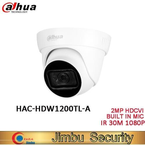 Dahua HDCVI 2MP HAC-HDW1200TL-A built in mic dome camera 1080p IR30