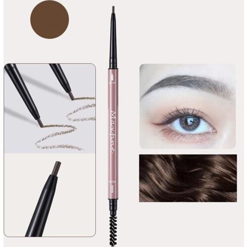Ultra-fine Eyebrow Pencil Dual Ended Eyebrow Pen Waterproof Sweat-proof Eyebrow Artifact Women Beauty Makeup Tools