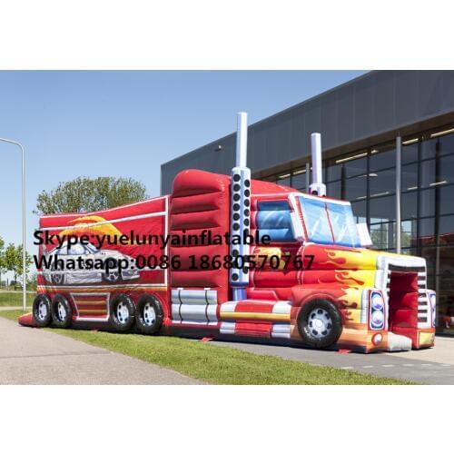 China Guangzhou) manufacturers selling inflatable slides,Inflatable car obstacles KY-713