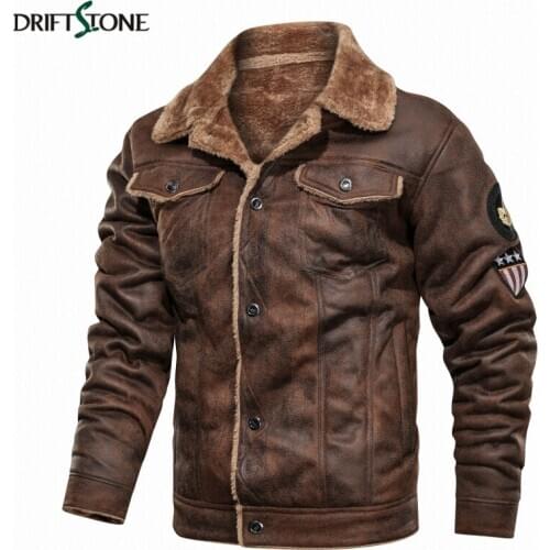 Mens PU Leather Jackets Military Fashion Motorcycle Coats Stand Collar Zipper Pockets Male Vintage Biker Faux Leather Outerwear