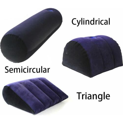 Air Mattress Pillow Cylindrical For Couples Joy Love Equipment Fun Pillow Cushion Office Home Inflatable Bedroom Adult Cushion