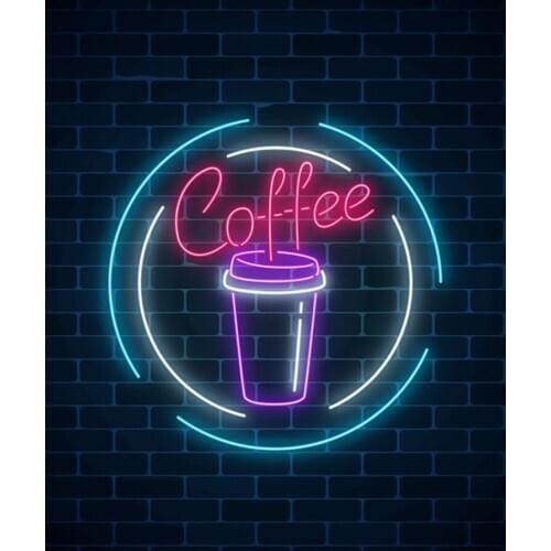 Neon Sign For Coffee To Go Glass Tube cafe Commercial club Lamp Glass Display Boards Guitar Store Display coors light neon sign
