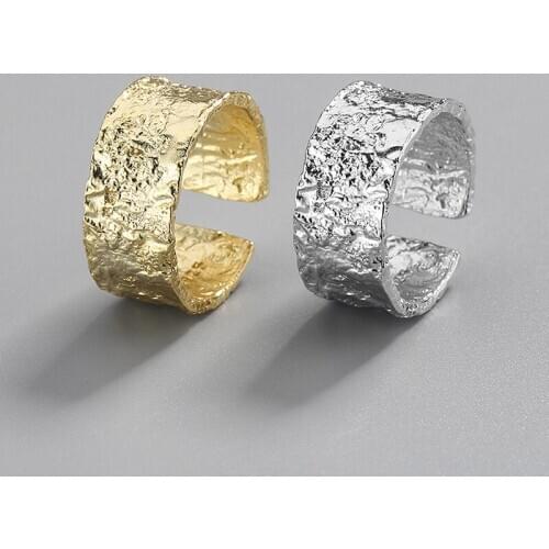 Charming Irregular Round Finger Ring for Women Vintage Boho Knuckle Party Rings Punk Jewelry Gifts for Girls