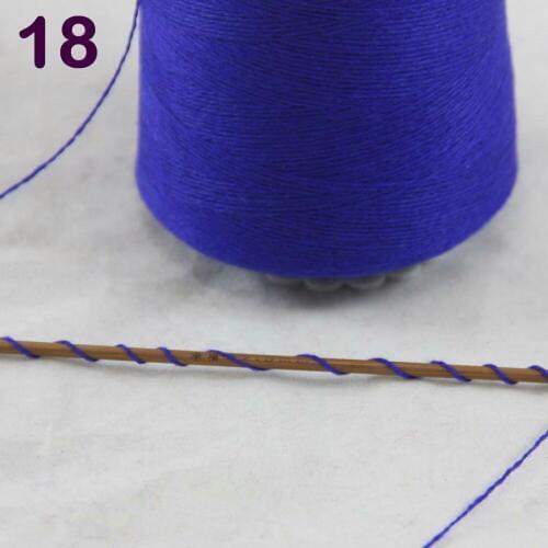 Sales 1X500g high quality 100% pure cashmere warm soft hand-woven tower yarn Royal Blue 262-5018