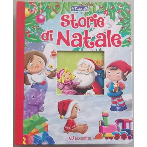 Parent Child Kids Toddler Baby Italian Book Early Education Lovely Cute Picture Christmas Story Cardboard Libros Book Age 2-6