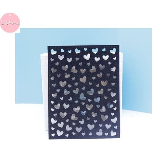 Die Cutting Template Heart Frame Dies Scrapbooking Pop Up Dies Scrapbook Cutting Knife Photo Album Metal Hollow Cutters Diy