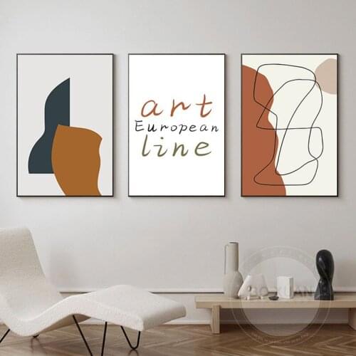 Frameless Modern Minimalist Living Room Decoration Painting Background Wall Abstract Mural Light Luxury Nordic Painting Core