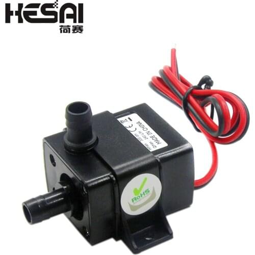 Water Pump 12V Ultra-quiet4.2W 240L/H Flow Rate Waterproof Brushless Pump Mini Submersible Water Pump