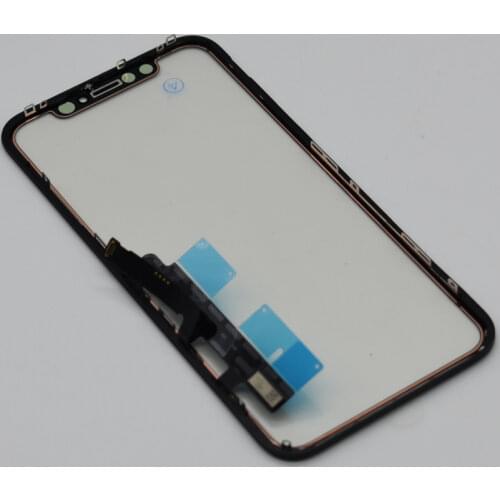 Top quality LCD Display Touch Screen Front Outer Glass with fame with Flex Cable For iPhone XR Replacement Parts