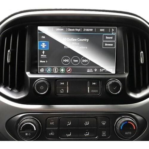 Car Navigation Screen Protector Tempered Glass Film Fits For Chevrolet Colorado Silverado Cruze Corvette Auto Parts 2017-2020