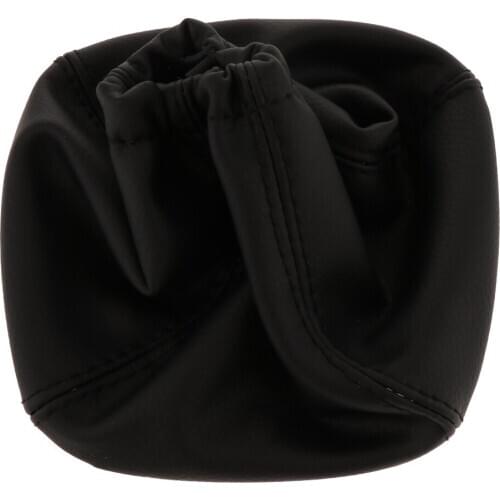 Car Gear Shift Boot Cover Manual Shifter Dustproof with PVC Leather Gaiter for Ford