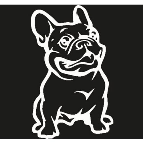 3d dog in car stickers and decals funny car sticker 14*8cm PET adesivi per auto waterproof reflective tape vw golf 7