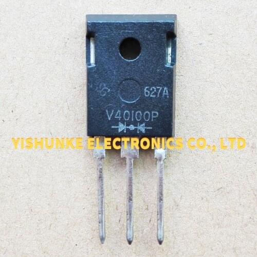 10Pcs V40100PGW V40100PG V40100P TO-247 40A 100V Schottky Barrier Diode