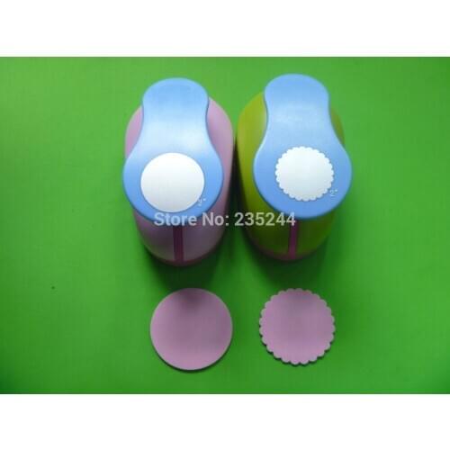 Free shipping 2"(5.0cm)2pcs/lot Cortador de E.V.A Scrapbook Handmade Cut Card Craft punch DIY Paper Punch