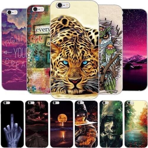 For iPhone 5 Cover Soft Silicone Gel Cover Fundas for iPhone 5S SE Cartoon Phone Cases Protective Case For iPhone 6 plus 7 8plus