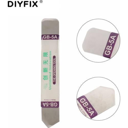 DIYFIX Stainless Steel Blade Soft Thin Pry Spudger Cell Phone Tablet Screen Battery Opening Tools for iPhone iPad Samsung Opener