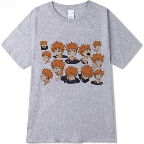 HaikyuuT Shirt Hinata Shoyo Men Tshirt Funny Top Tee Fashion Female Loose Clothes T-shirts