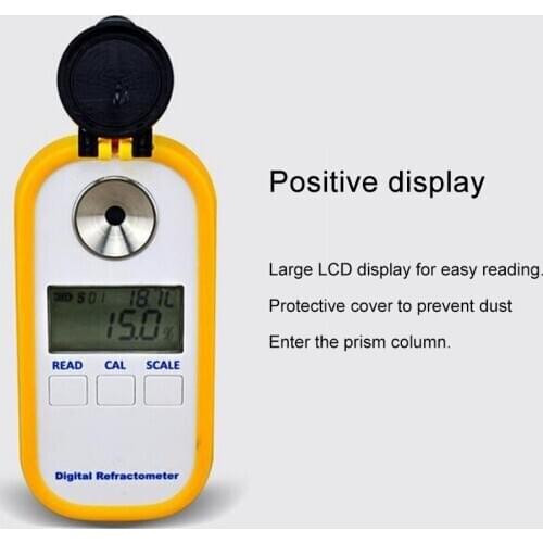 Sugar Tester DR301 Digital Display Fruit Honey Refractometer Measuring Concentration Meter Refractometer Content Instrument