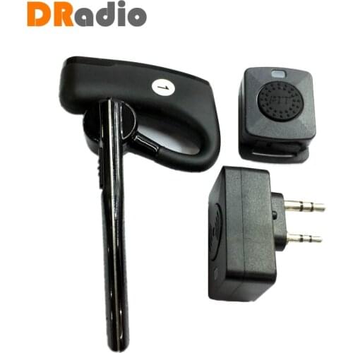 New Walkie Talkie Bluetooth Wireless Headset Earpiece For Motorola Kenwood Baofeng UV-82 UV-5R PTT Earphone Two Way Radio