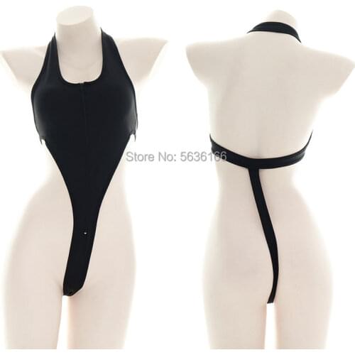 Sexy appeal one-piece Japanese girl sex appeal swimsuit Onesie Ladies Sleepwear One Piece Jumpsuit Pajamas Nightwear Sexy Night