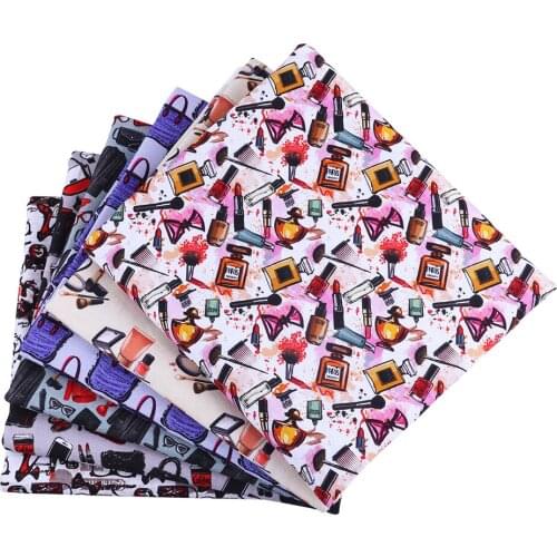 50*140CM fashion pattern100 percent cotton fabric for Tissue Kids Bedding home textile Textile for Sewing Doll Dress