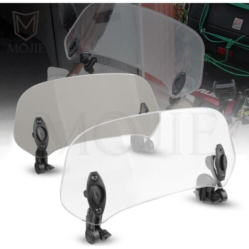 Motorcycle Windshield Extension Spoiler Windscreen Air Deflector For Honda VTR1000F VRX400 VTX 1300 1800 X-11 XADV 300 750 1000