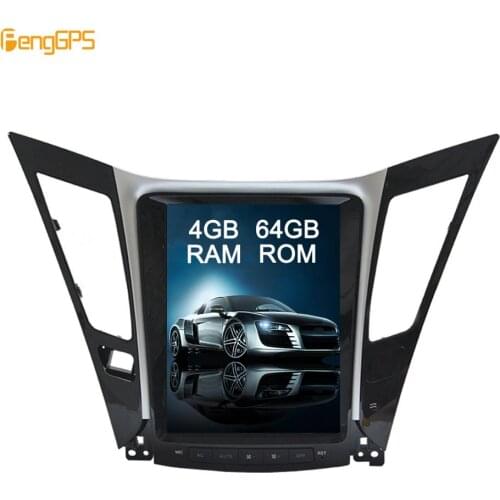 PX-6 Android 8.1 Tesla Vertical Screen for Hyundai Sonata 2012-2014 Audio Player 1920*1080 GPS Navigation 4G+64G 4K CD Player