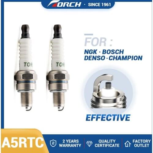 Replacement Part for TORCH 2 Pack A5RTC Spark Plug Candle A5RTC for Honda GX31 GX100 GXH50