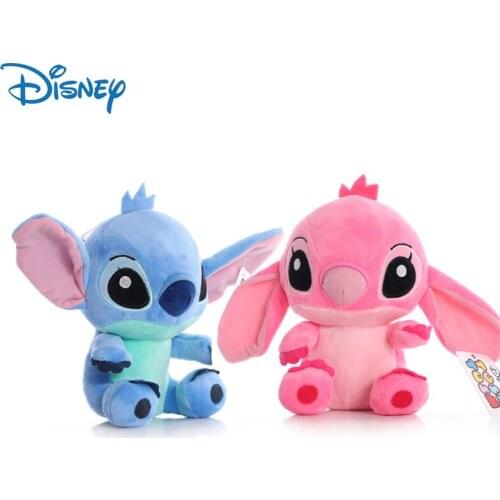 20cm Disney Stitch Plush Dolls Toy Cute Stuffed Dolls Models Cartoon Anime Plush Baby Toys Pendant Toys Girl Kids Birthday Gifts