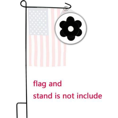 4pcs/ Pack Yard Flag Banners Accessories Garden Flag Stoppers Rubber Stops Clear Anti-wind Clips Garden Flag Rubber Stopper