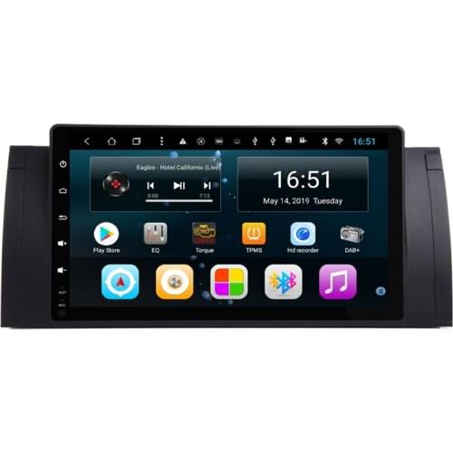 9 Inch Android 9 Car GPS Navigation Multimedia Player Bluetooth Autoradio Car Stereo Player for BMW 5 Series E39 E53 X5