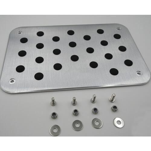 TTCR-II Car Accessories For Audi A4 B6 B7 B8 A5 A6 C5 C6 A7 A8 Q5 A3 Q3 TT Universal Floor Mat Pedal Pad Footrest Plate pads