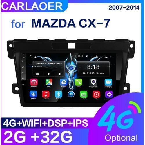 Android 9.0 Multimedia Player For 2007 2008 2009 2010 2011-2014 MAZDA CX-7 cx7 cx 7 GPS Navi 2din Video Car Radio Head Unit WiFi