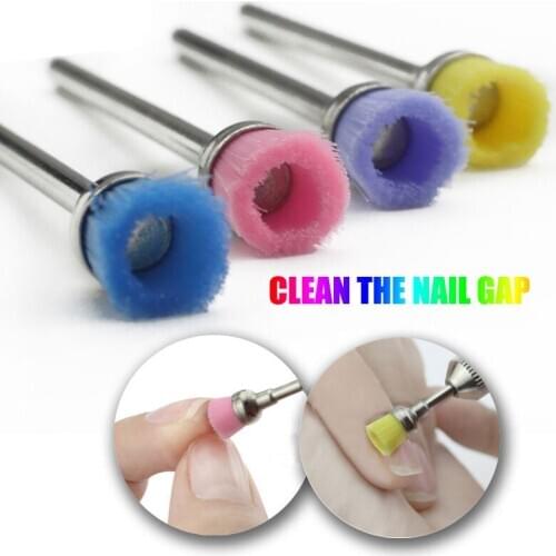 Nail Art Drill Brush Electric Machine Replacement Sequin Dust Brushes Cleaning Nail dust clean brush nail files