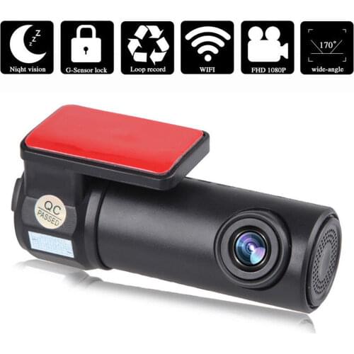 Mini Wifi Car Dash Cam HD 1080P Vehicle DVR Camera Video Recorder Wide Angle G-sensor 170 degrees