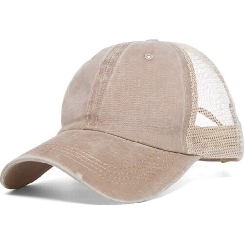 8 Colors Baseball Caps Men Womens Cap Washed Snapback Hip Hop Hat Dad Hat Summer Breathable Mesh Gorras Unisex Streetwear Bone